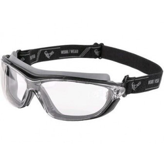 Okulary CXS-Opsis FORS, przezroczyste, czarno-szare