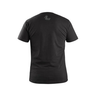 Koszulka CXS WILDER, krótki rękaw, nadruk logo CXS, czarna