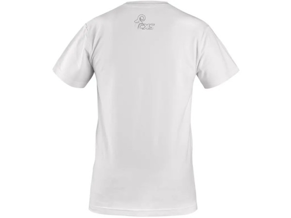 Koszulka CXS WILDER, krótki rękaw, nadruk logo CXS, biała