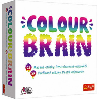 Colour Brain - Mazané otázky spoločenská hra v krabici 26x26x8cm