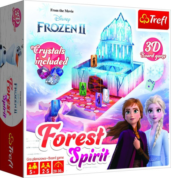 Gra planszowa Forest Spirit 3D Ice Kingdom II/Frozen II w pudełku 26x26x8cm