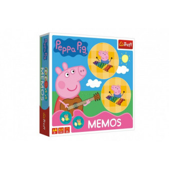 Pexeso papierové Prasiatko Peppa/Peppa Pig spoločenská hra 36 kusov v krabici 20x20x5cm
