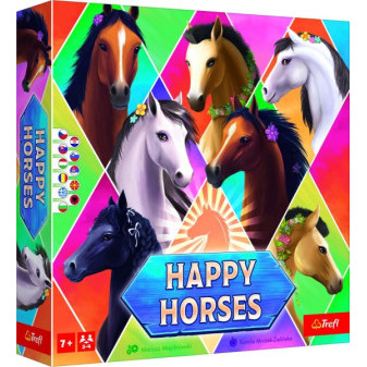 Šťastné kone spoločenská hra v krabici 24x24x6cm