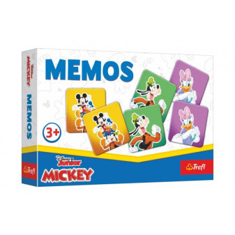 Papierowa gra imprezowa Pexeso Myszka Miki 30 sztuk w pudełku 21x14x4cm