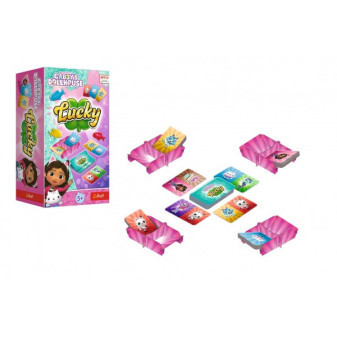 Hra Šťastná Gabby/Gabby´s Dollhouse spoločenská hra v krabici 14,5x26x10cm