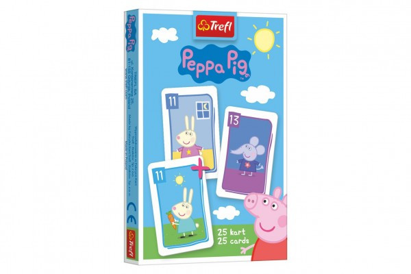 Čierny Peter Prasiatko Peppa / Peppa Pig spoločenská hra - karty v krabičke 6x9x1cm 20ks v boxe