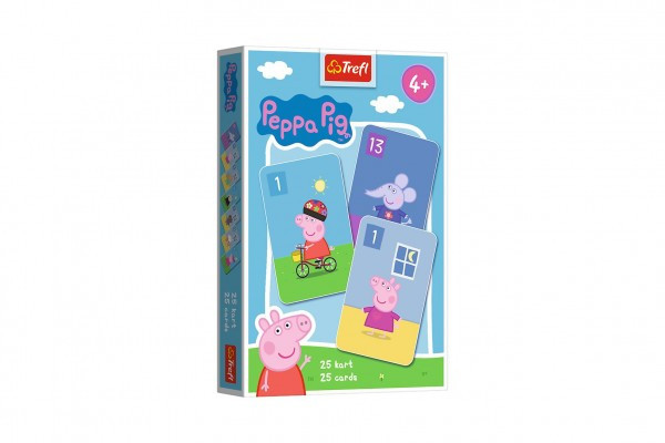 Černý Petr Prasátko Peppa/Peppa Pig společenská hra - karty v krabičce 6x9cm 20ks v boxu