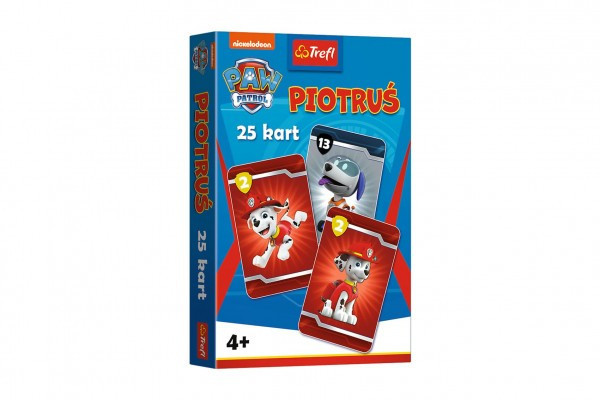 Gra planszowa Černý Petr Psi Patrol - karty w pudełku 6x9x1cm 20 sztuk w pudełku
