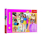 Puzzle Glitter Trblietavá Barbie 48x34cm 100 dielikov v krabici 33x23x4cm