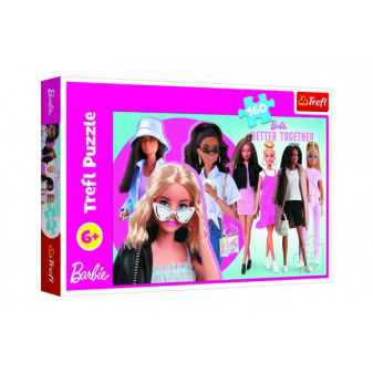 Puzzle Barbie i jej świat 41x27,5cm 160 sztuk w pudełku 29x19x4cm