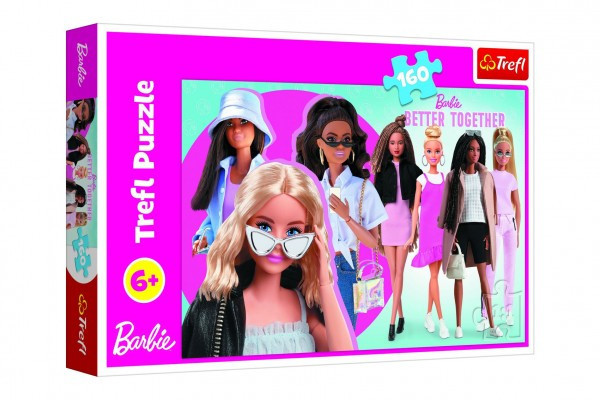 Puzzle Barbie a její svět 41x27,5cm 160 dílků v krabici 29x19x4cm