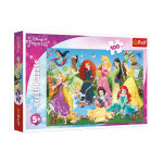 Puzzle Urocze księżniczki/Disney 100 sztuk 41x27,5cm w pudełku 29x19x4cm