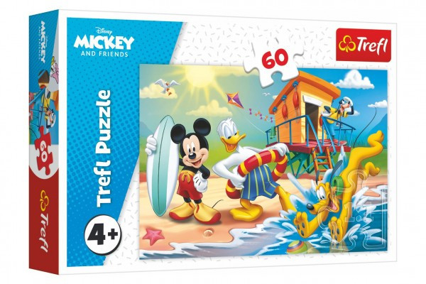 Puzzle Mickey a Donald Disney 33x22cm 60 dielikov v krabici 21x14x4cm