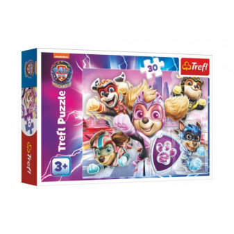 Puzzle Hrdinovia mesta Tlapková patrola / Paw Patrol 27x20cm 30 dielikov v krabičke 21x14x4cm