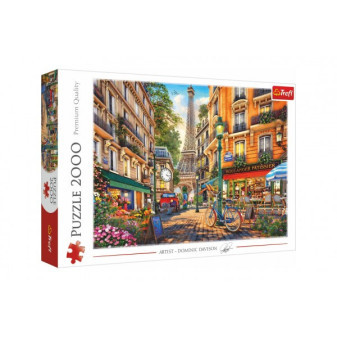 Puzzle Odpoledne v Paříži 2000 dílků 96,1x68,2cm v krabici 40x27x6cm