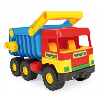 Auto middle Truck sklápač plast 38cm 2 farby Wader