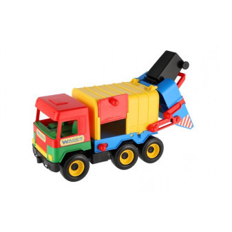 Auto middle Truck smetiar plast 41cm Wader v sáčku