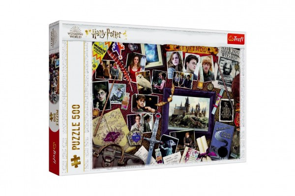 Puzzle Harry Potter/Hogwarts wspomnienia 500 sztuk 48x34cm w pudełku 40x27x4cm