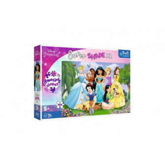 Puzzle 104 XL Super Shape Princezny v zahradě/Princezny 60x40cm v krabici 40x27x6cm