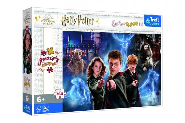 Puzzle Čarovný svet Harryho Pottera 160 XL Super Shape 60x40cm v krabici 40x27x6cm