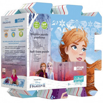 Pěnové puzzle Ledové království II/Frozen II 118x60cm 8ks v sáčku