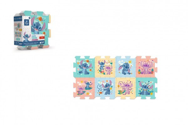 Pěnové puzzle Lilo & Stitch 32x32x1cm 0m+