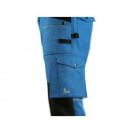 Spodnie 3/4 CXS STRETCH, męskie, średnio niebiesko-czarne, rozmiar 50