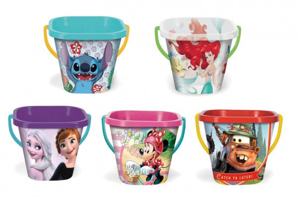 Kbelík čtvercový Disney 2L plast mix druhů 19x17cm Wader