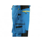 Spodnie 3/4 CXS STRETCH, męskie, średnio niebiesko-czarne, rozmiar 56