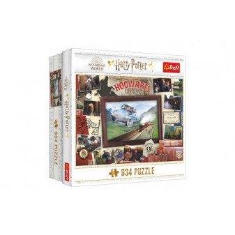 Puzzle Harry Potter Hogwart Express 934 elementy 68x48cm w pudełku 26x26x10cm
