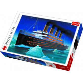 Puzzle Titanic 1000 sztuk w pudełku 40x27x6cm