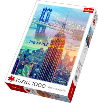 Puzzle New York při svítání 1000 dílků v krabici 27x40x6cm
