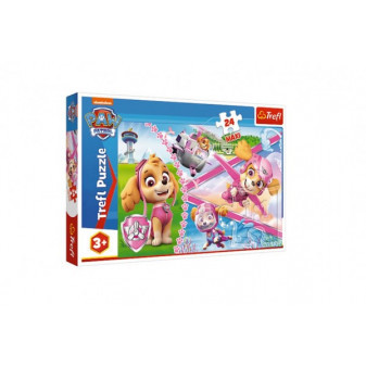 Puzzle MAXI Paw Patrol/Tlapková patrola Hrdinská Skye 24 dílků v krabici 40x27x4,5cm