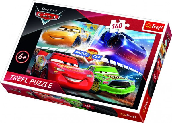 Puzzle Cars 3 Disney 41x27, 5cm 160 dielikov v krabici 29x19x4cm