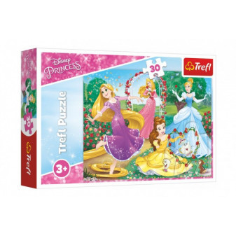 Puzzle Princezné Disney 27x20cm 30 dielikov v krabičke 21x14x4cm