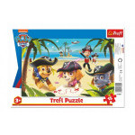 Puzzle deskové Přátelé z Tlapkové patroly/Paw Patrol 33x23cm 15 dílků