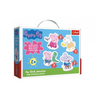 Puzzle pre najmenších Prasiatko Peppa/Peppa Pig 18 dielikov v krabici 27x19x6cm 2+