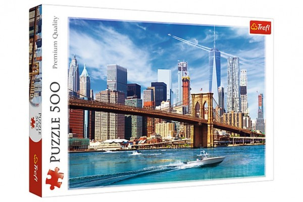 Puzzle Výhľad na New York 500 dielikov 58x34cm v krabici 40x26,5x4,5cm