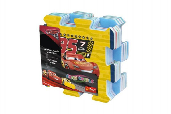 Pěnové puzzle Cars 3/Auta 32x32x1,5cm
