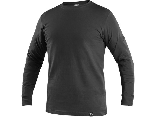 Tričko CXS PETR, dlouhý rukáv, černé, vel. 4XL