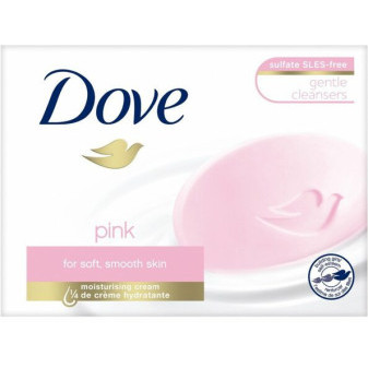 Dove tuhé mýdlo 100g Pink Růžové jemné krémové