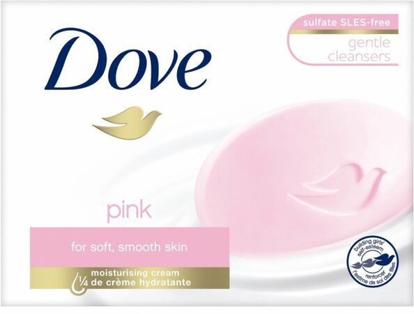 Dove tuhé mýdlo 100g Pink Růžové jemné krémové