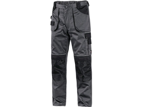 Nohavice CXS ORION TEODOR, skrátená varianta, zimná, pánska, šedo-čierne