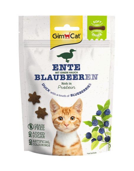 Gimcat Soft Snacks Kačica s čučoriedkami 60g