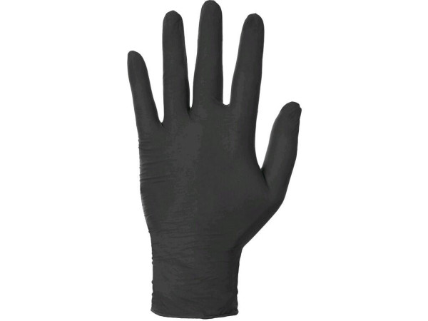 Rękawiczki CXS STERN BLACK, jednorazowe, nitrylowe, rozm. 7