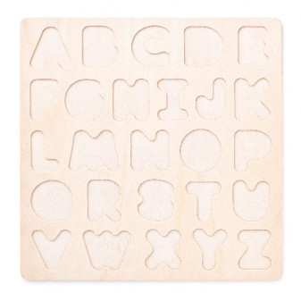 Puzzle ABC- písmená na doske