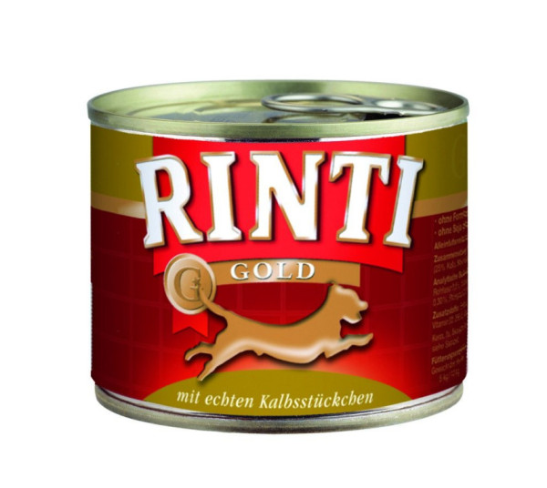 Finnern Rinti Gold puszka dla psów cielęcina 185g