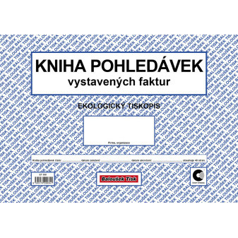 Kniha pohledávek A4 /kn. vys. fa.ob./