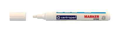 Popisovač Centropen 9100 lakový permanentná biela šírka 1 - 5mm