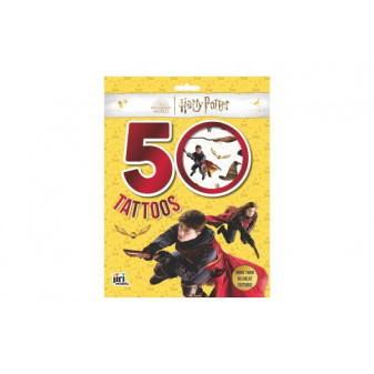 Tetování Harry Potter 51ks + listy k malování 12ks v deskách